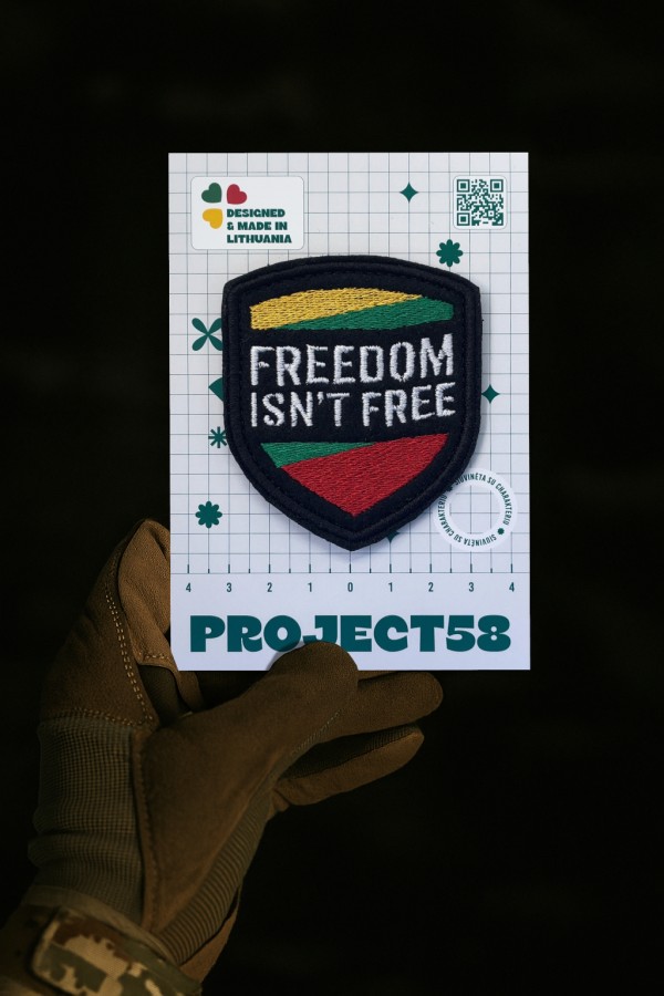 Antsiuvas "FREEDOM ISN'T FREE" Antsiuvas "FREEDOM ISN'T FREE"