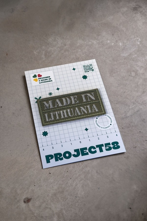 Antsiuvas "MADE IN LITHUANIA"